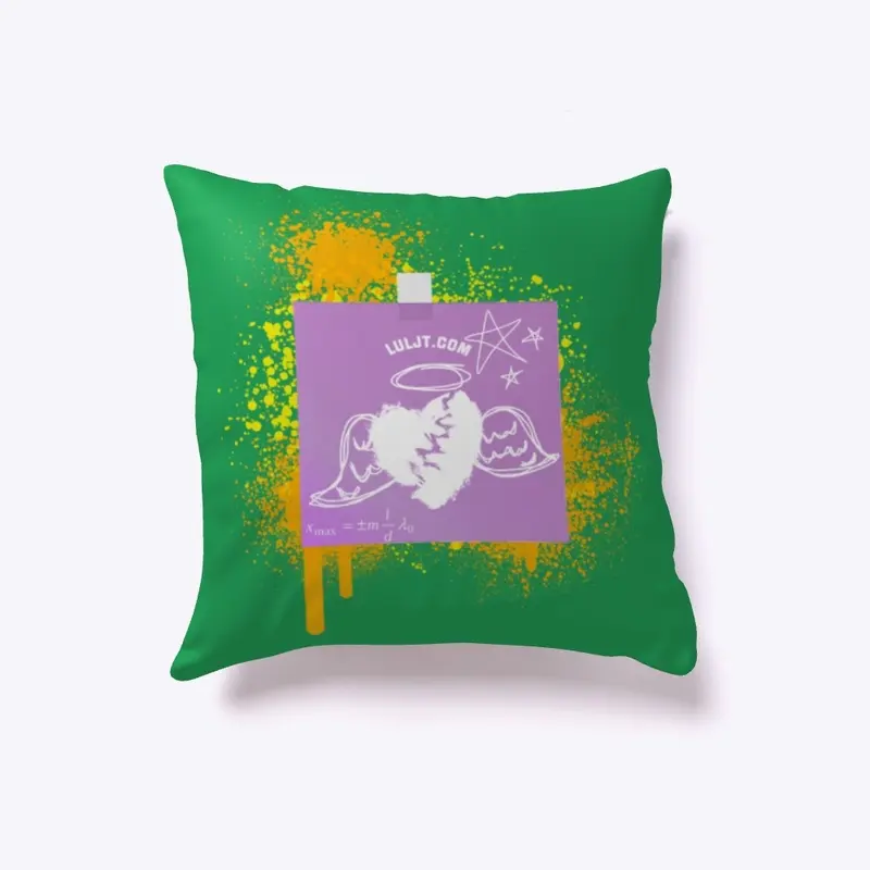 Sticky Note Throw Pillow